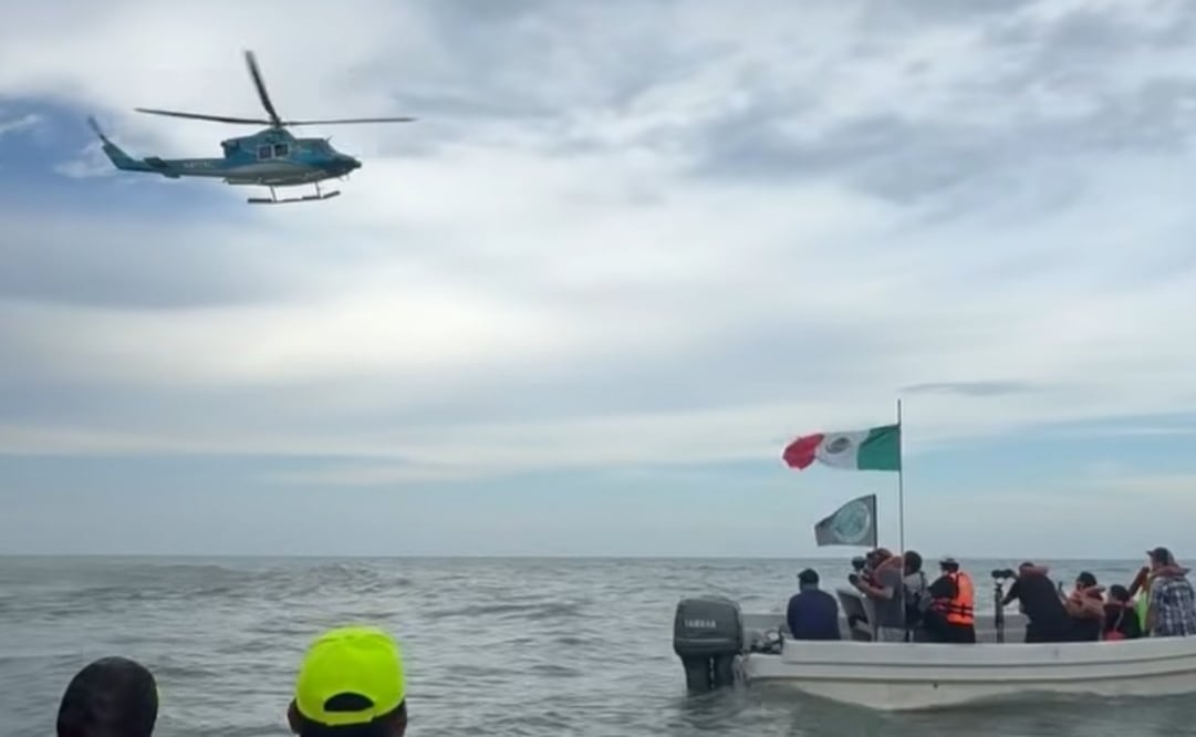 Organización de Tamaulipas denuncia haber sido agredidos por helicópteros estadounidenses (25/08/2025). Foto: Especial