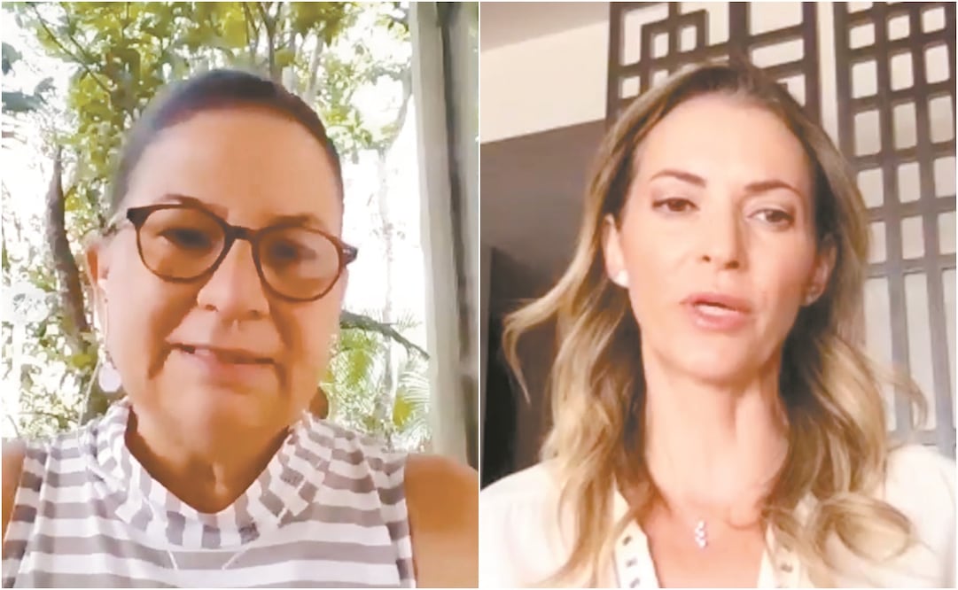 Martha Bárcena (izq.) y Ana Paula Ordorica (der.) participaron en el foro en el que se analizó lo ocurrido tras la visita de Kamala Harris. Foto: ESPECIAL