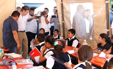 Se avanza en orden en reconstrucción de escuelas: Nuño