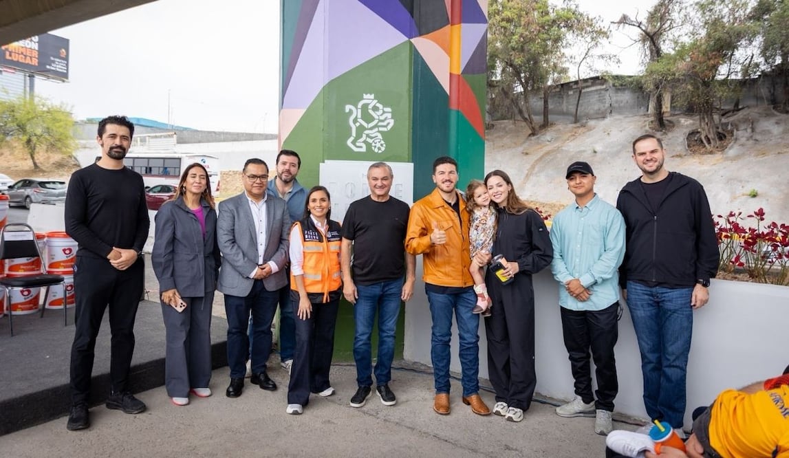 Presentan “Trazos Mundialistas” rumbo al Mundial 2026; Nuevo León impulsa arte urbano como legado cultural. Foto: Especial