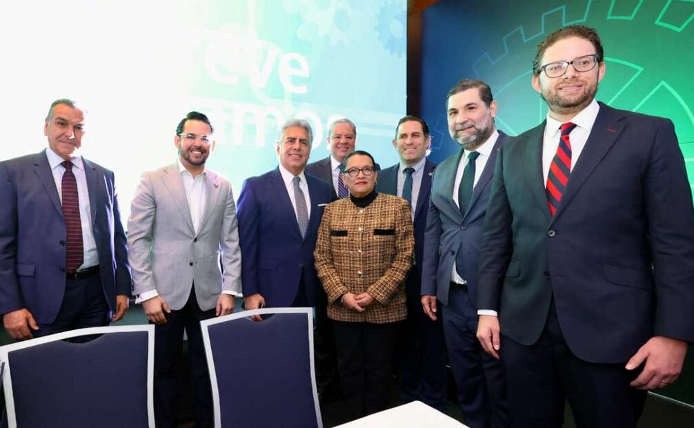 Rosa Icela Rodríguez durante la CVII Asamblea General Ordinaria de Confederación de Cámaras Industriales (Concamín). Foto: Especial