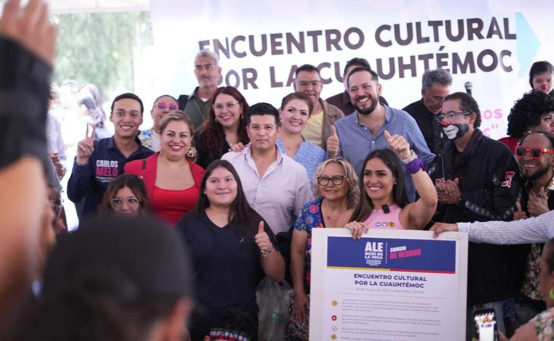 Alessandra Rojo de la Vega candidata a la alcaldía Cuauhtémoc de la coalición Va X La CDMX. Foto: Especial