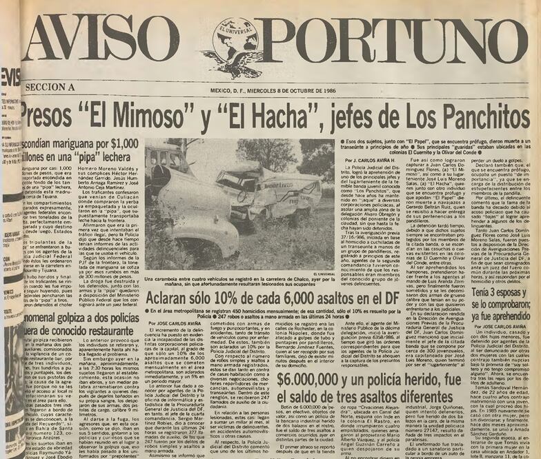 “El Panchito” que organizaba conciertos en la cárcel