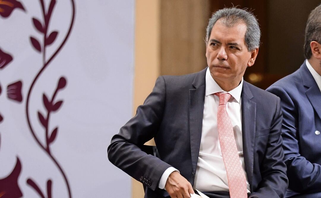 Edgar Amador, secretario de Hacienda, aseguró que la economía mexicana mantiene una trayectoria sólida. Foto: Diego Simón Sánchez / EL UNIVERSAL