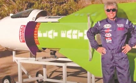 El aventurero Mike Hughes muere tras caer de cohete casero