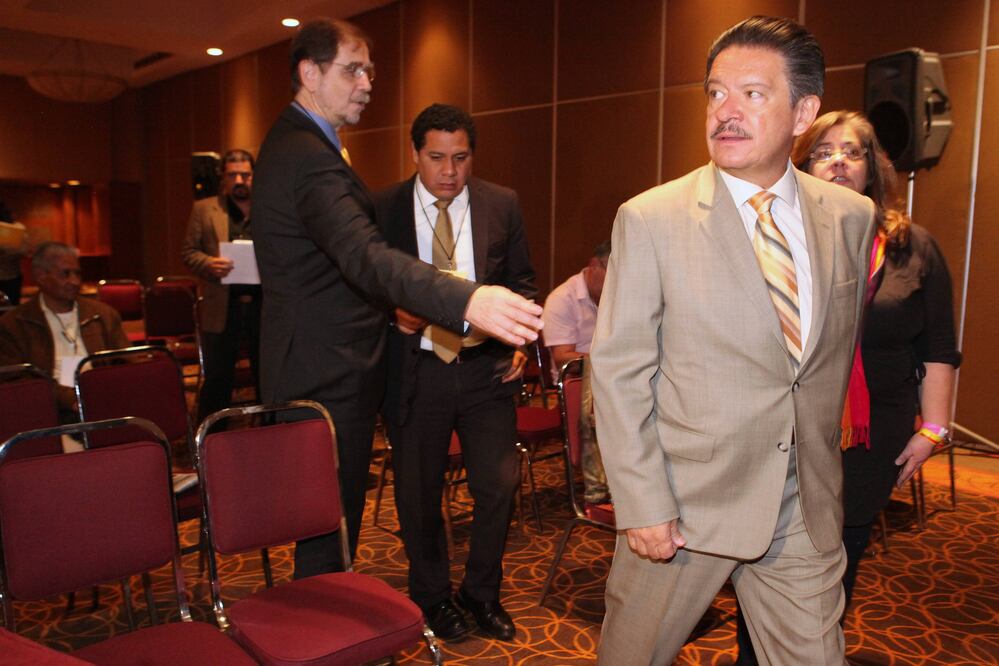 Agustín Basave y Carlos Navarrete (Lucía Godínez/ EL UNIVERSAL)