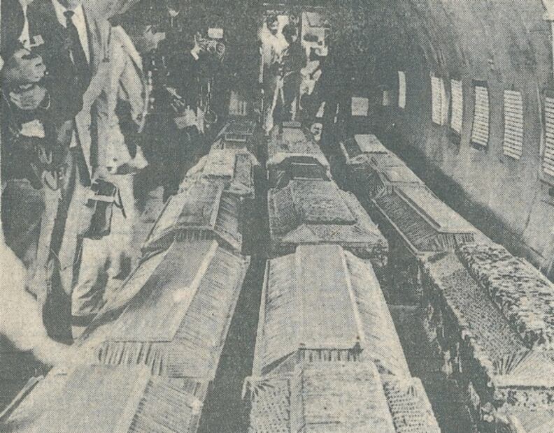 El avionazo en el que murieron periodistas en las elecciones de 1970