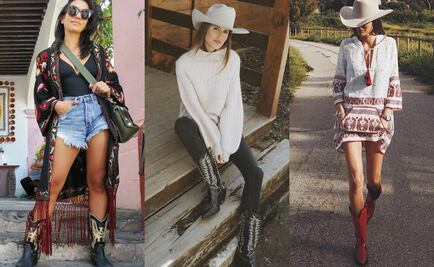 Botas vaqueras, la tendencia de calzado que arrasa en esta temporada