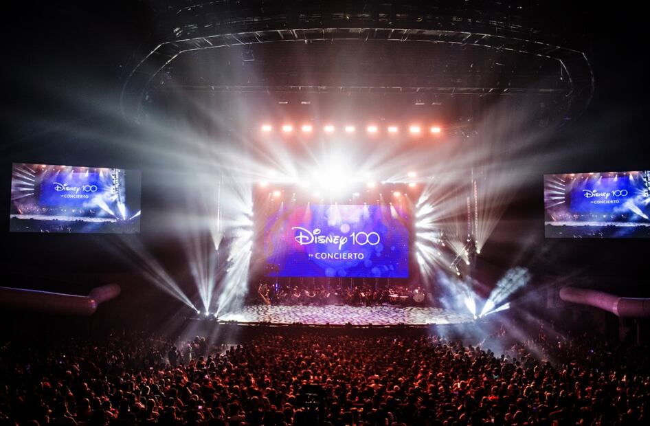 La presentación de "Disney 100" fue todo un éxito, pues el Auditorio Nacional por completo lleno.
Foto: Chino Lemus, cortesía