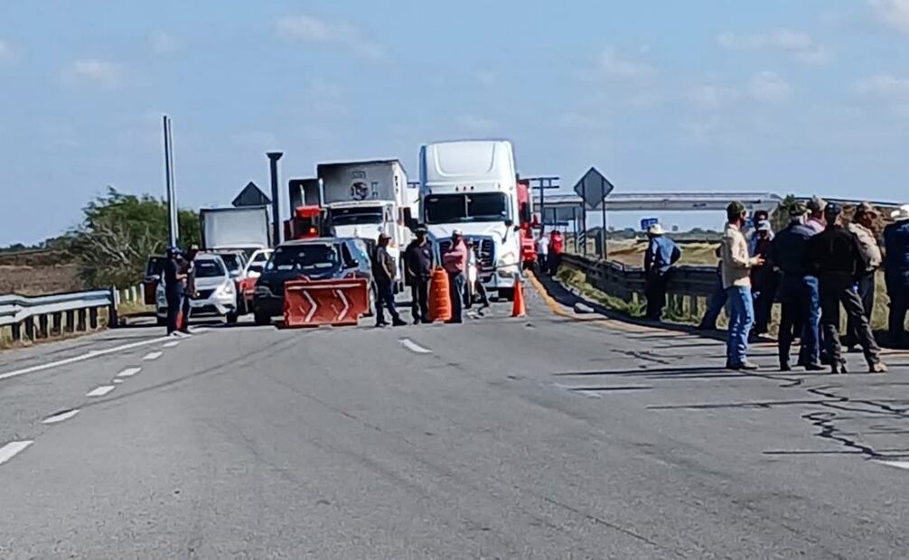 Bloqueos Tamaulipas Norte.
Foto: Especial.