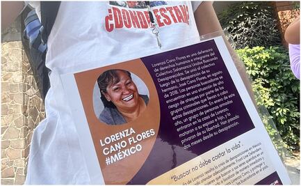 Delincuencia organizada amenaza a buscadoras y personal de la Fiscalía tras localización de presuntos restos de la activista Lorenza Cano