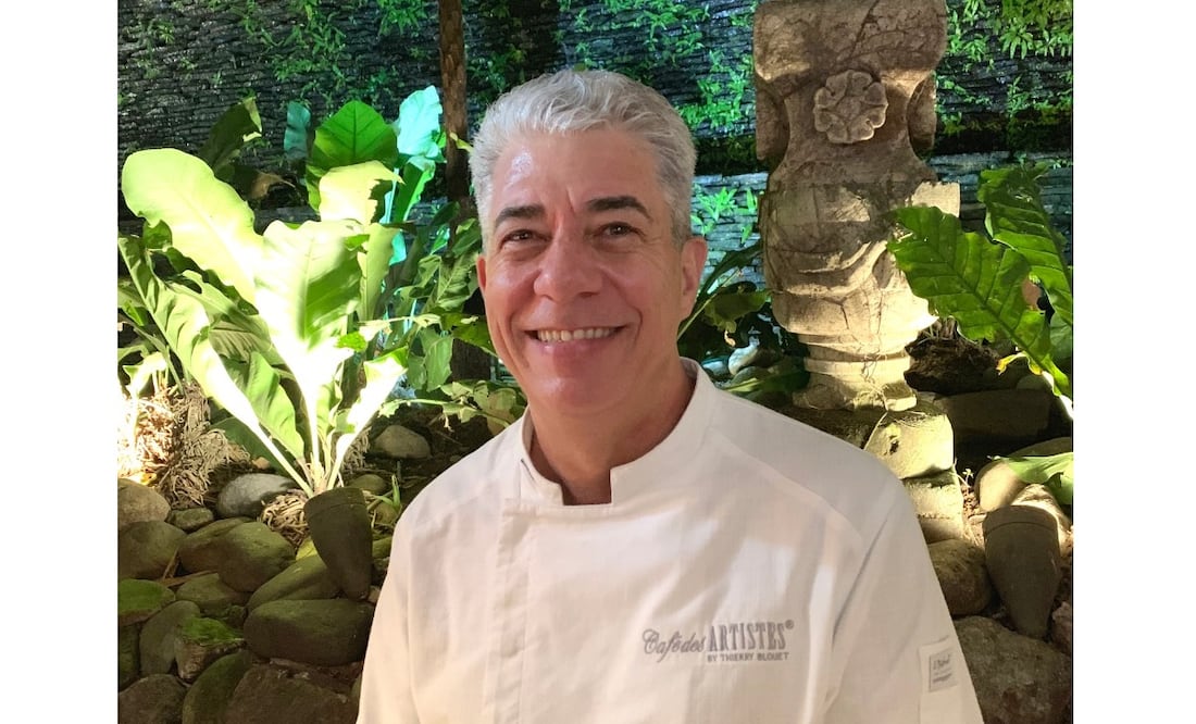 El chef Thierry Blouet fundó el Café des Artistes de Puerto Vallarta, en 1994.