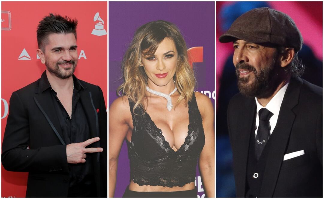 Juanes, Aracely Arámbula y Juan Luis Guerra. Fotos: Archivo