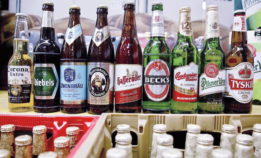 La cervecera AB InBev concentra 20.8% del mercado mundial, mientras que SABMiller alcanza 9.7% de participación (EFE)