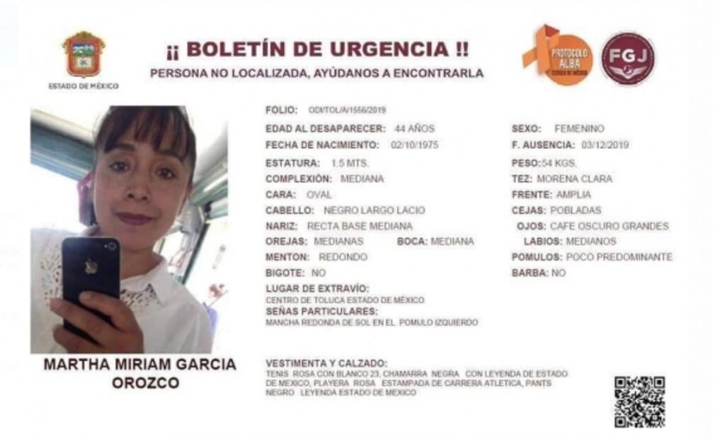 Reportan desaparición de tres mujeres en el Valle de Toluca 