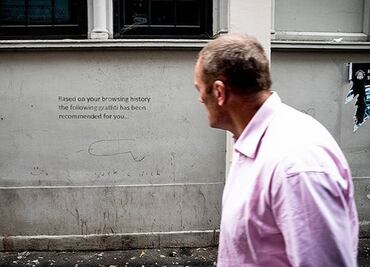 ¿La nueva obra de Banksy es un pene?