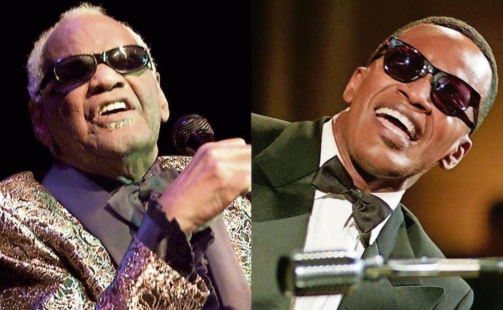 Ray Charles/Jamie Foxx. 
"Ray": Con esta cinta, Foxx mostró su calidad y aunque lento, consiguió convertirse en uno de los rostros recurrentes de Hollywood.