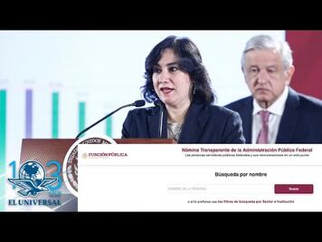 AMLO transparenta nómina del gobierno federal