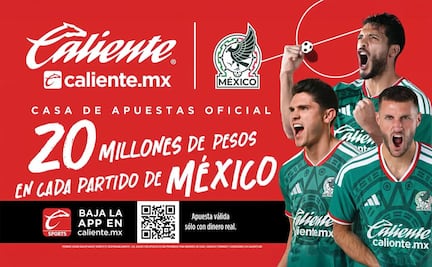 Caliente.mx repartirá 20 millones de pesos en cada juego de México