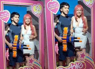 TikTok: Joven se viste de Max Steel para ver Barbie con su pareja y se viraliza