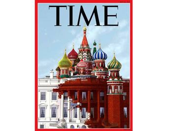 El Kremlin invade la Casa Blanca en nueva portada de la revista Time