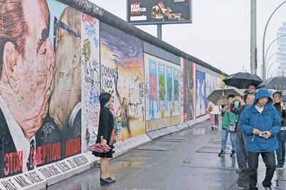 Muro de Berlín, de símbolo de división a lienzo de arte