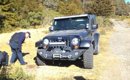 Recuperan camioneta robada en el Nevado de Toluca