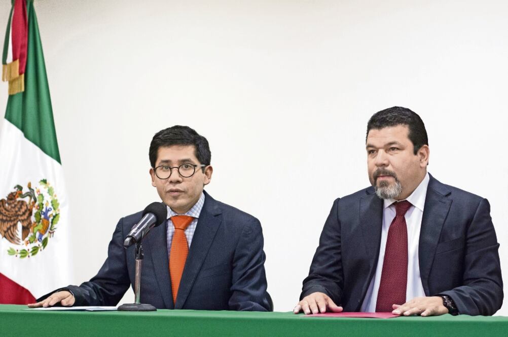 de Expertos en Materia de Fuego, presentaron el tercer peritaje realizado en el basurero de Cocula (ALEJANDRO AYALA. XINHUA)