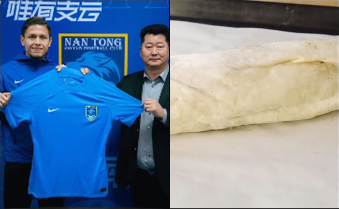 Jesús Godínez fue presentado en Nantong Zhiyun / Foto: Especiales