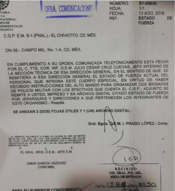 Ordenan estudio sobre Cuerpo de Guardias Presidenciales por posibles escenarios