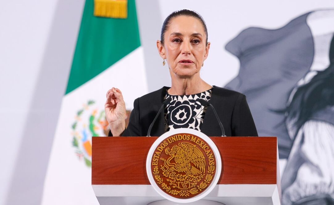 Conferencia matutina de la presidenta Claudia Sheinbaum en Palacio Nacional el 21 de enero de 2025. Foto: Axel Sánchez / EL UNIVERSAL