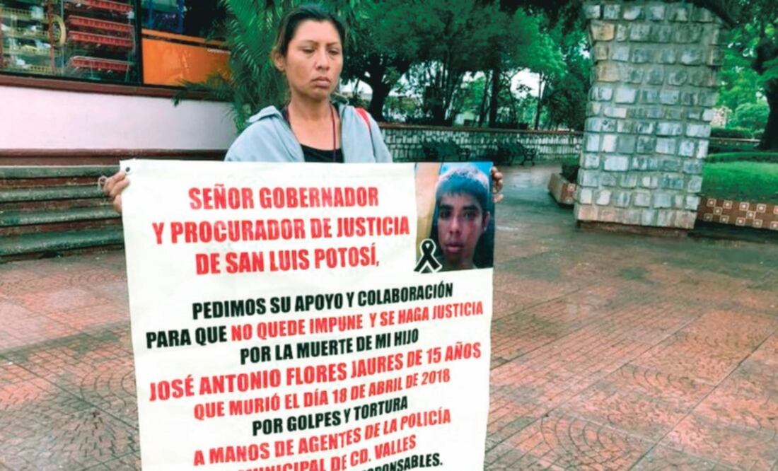 La madre de José Antonio exige justicia para su hijo. Foto: CHRISTIAN GARCÍA. EL UNIVERSAL