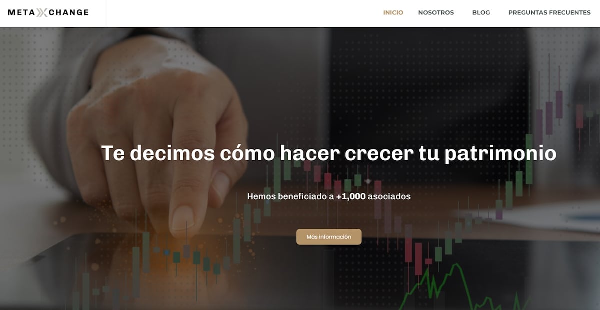 ¿Qué es MetaXchange Capital y cómo operaba? Esto se sabe. Foto: Captura de pantalla