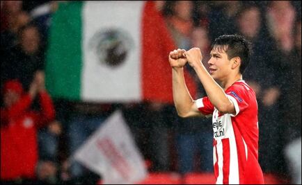 Con gol de Chucky Lozano, PSV se clasifica de grupos de Champions