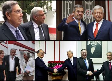 Personajes que han visitado la casa de transición de AMLO