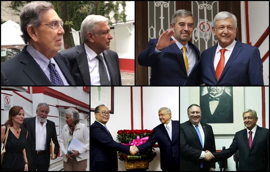 El virtual presidente electo ha recibido en su casa de transición a decenas de personajes de la política, la cultura y de la sociedad en general. Foto: Especial