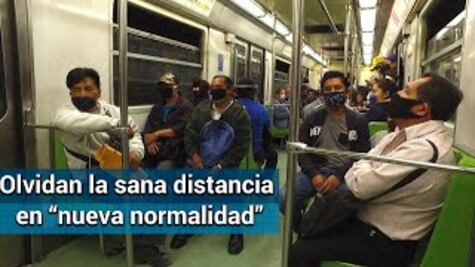 Capitalinos no respetan la sana distancia en el primer día a la "nueva normalidad"