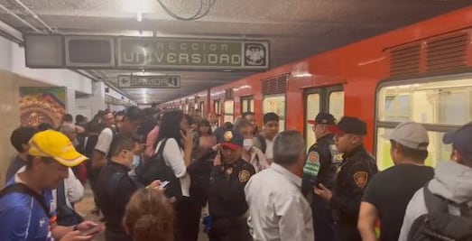 Retrasos y saturación en seis líneas del Metro provocan caos matutino en la CDMX