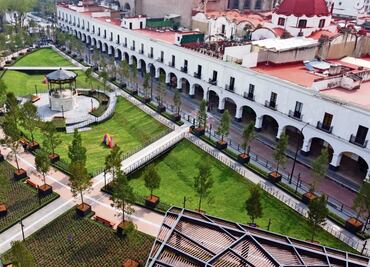 Reverdece la plaza González Arratia en Toluca