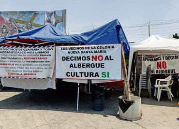 Vecinos mantienen plantón en predio de Azcapotzalco