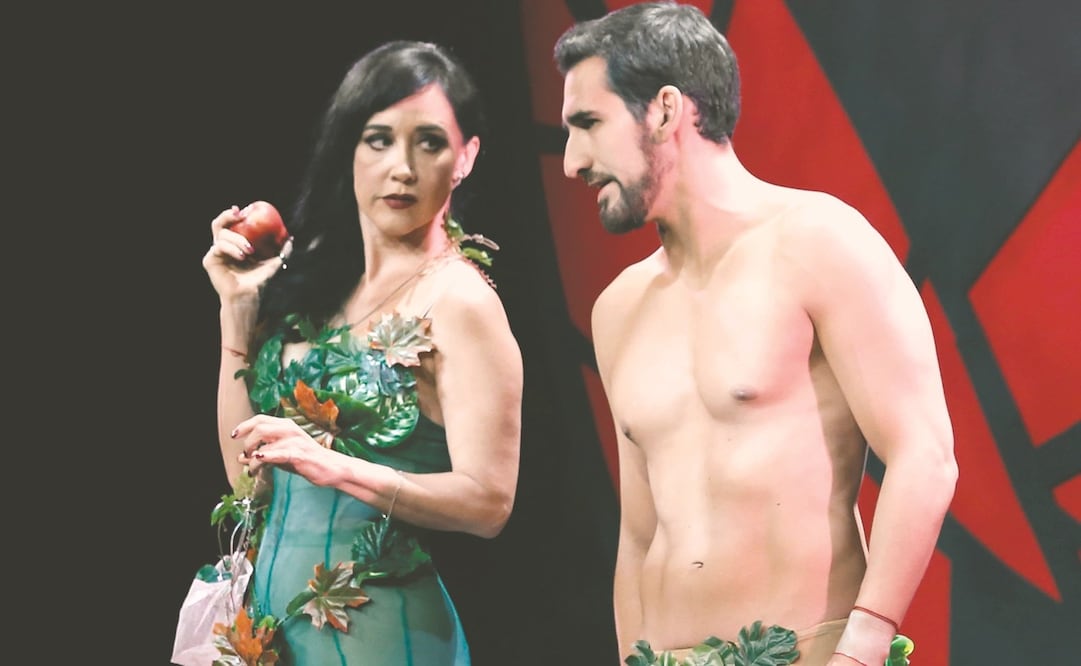 La actriz comparte escenario con su pareja José Roberto Pisano. (AGUSTIN SALINAS. EL UNIVERSAL)