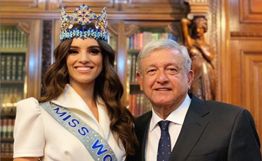 Miss world and President López Obrador – Photo: Taken from Vanessa Ponce's Instagram account