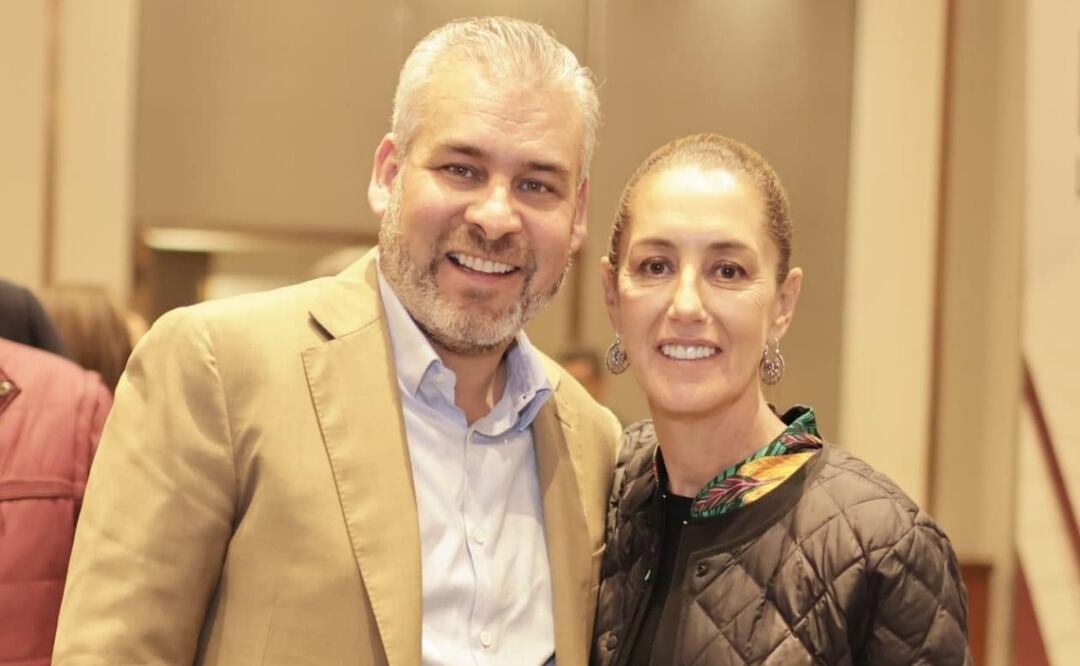 Bedolla respalda iniciativa Sheinbaum; advierte, no al nepotismo ni a la reelección en Michoacán desde 2027. Foto: Especial