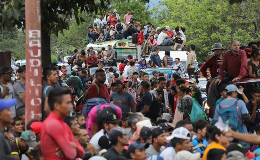Los migrantes atraen la solidaridad y el apoyo humanitario de la población, de iglesias, organizaciones y activistas de Tecún Umán, Guatemala. (Foto: Archivo EL UNIVERSAL)