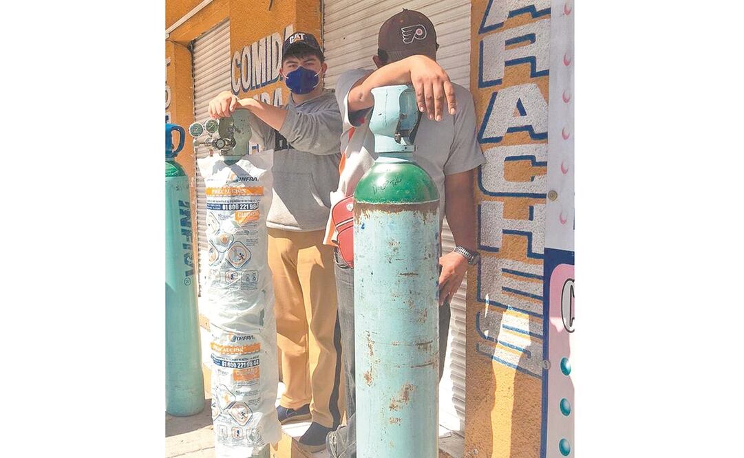 La demanda de oxígeno es el principal factor de la escasez en la Ciudad, refieren vendedores. Fotos: Juan Carlos Cortés. EL UNIVERSAL