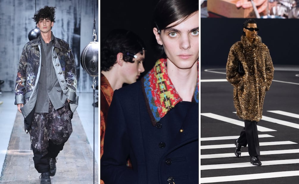 Texturas, las tendencias que dominaron París. Foto: Dries Van Noten