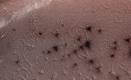 ¿Arañas en Marte? La NASA compartió esta curiosa imagen