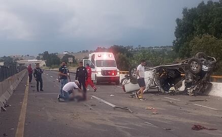 Accidente automovilístico en Circuito Exterior Mexiquense deja 3 muertos 