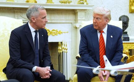 "Canadá no está a la venta", le dice Mark Carney a Trump; "nunca digas nunca", responde el mandatario estadounidense