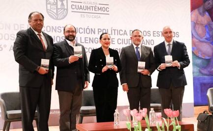 "El objetivo es que la gente conozcan este libro": Cuevas presenta Constitución Política con lenguaje ciudadano